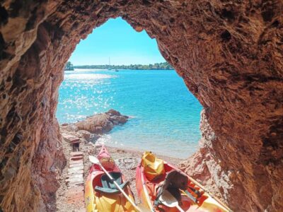 Šibenik: Sea Kayaking Tour to St. Nicholas Fortress - Paddling through the WWII tunnel: eerie, but the point is how you see it