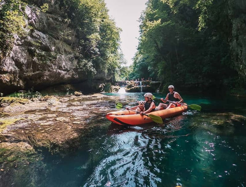 Slunj: River and Waterfalls Kayaking on Mrežnica river - Ending point: the bridge area near the Mrežnica camp
