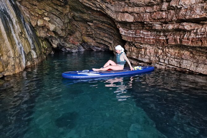 Small group kayaking tour from Budva to Sveti Nikola island caves - Gear you don’t have to hunt down: kayak/SUP + lifejacket