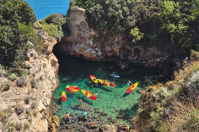 Small groups Kayak tour from Sorrento to Bagni Regina Giovanna - Bagni Regina Giovanna: Roman ruins + a natural swim pool