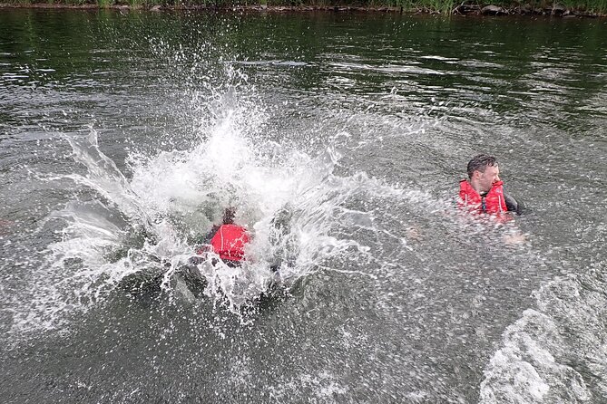Snowdon Kayak Adventure on Llyn Padarn - That mix of paddling and play (including swims)