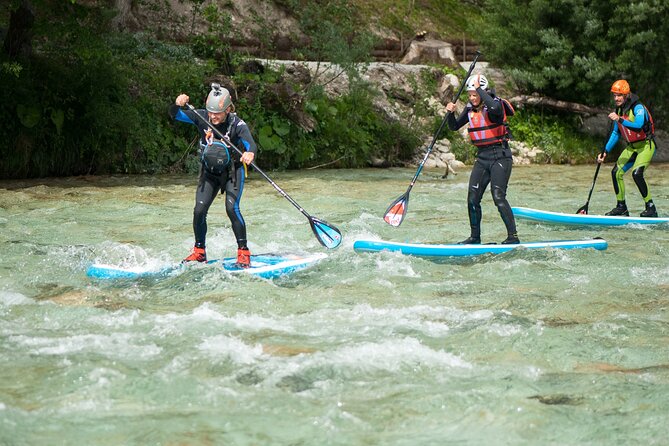 Soca Whitewater Stand-up Paddle Boarding Small Group Adventure - Mid-trip beach break: snacks, breath, and a reset