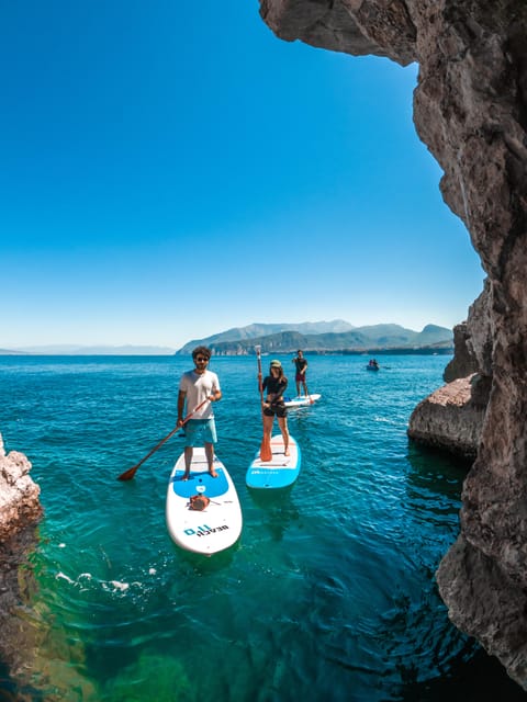 Sorrento: SUP Paddleboard Tour to Bagni Regina Giovanna - From Via Marina Grande to your first strokes