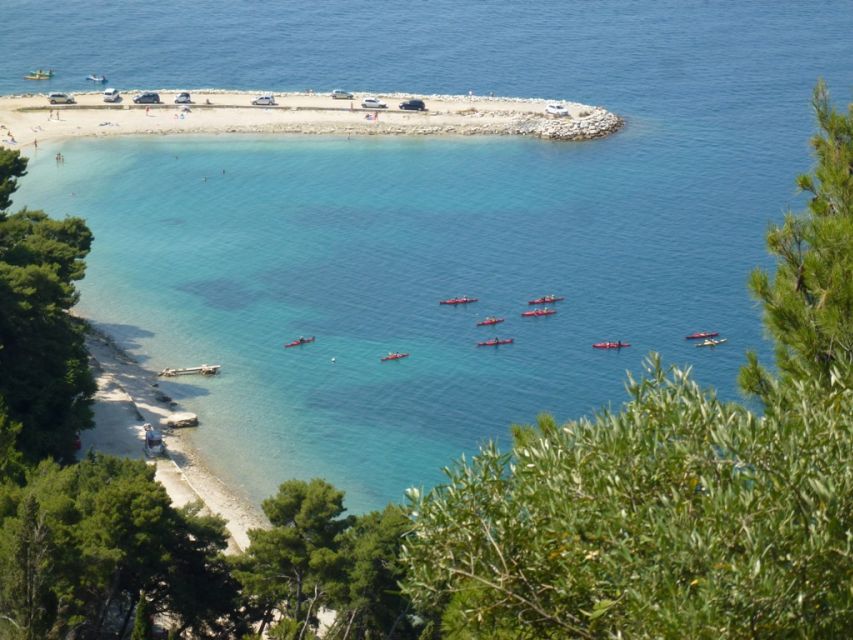 Split 4-Hour Guided Sea Kayak Tour - Villa Dalmatia and Tito’s former resort views from the sea