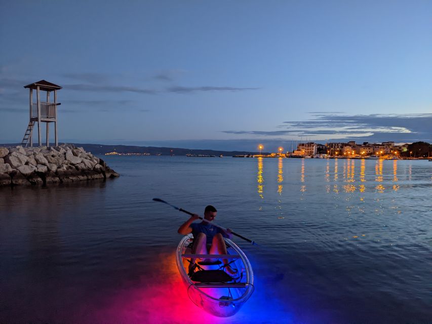 Split: Illuminated Evening Guided Kayaking Tour - Stobreč Campsite Beach: Safety Briefing and Your First Real Strokes