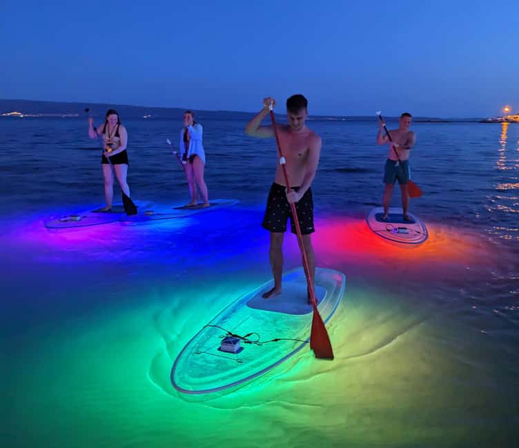 Split: Transparent SUP night Glow tour - Getting there in Split: the meeting point and first 30 minutes