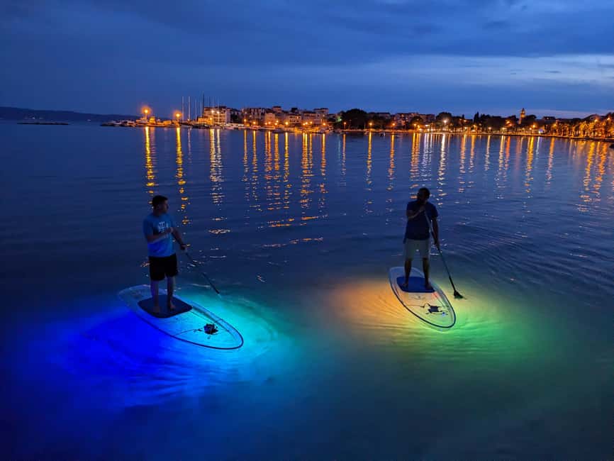 Split: Transparent SUP night Glow tour - What to bring: keep it simple, keep it comfortable
