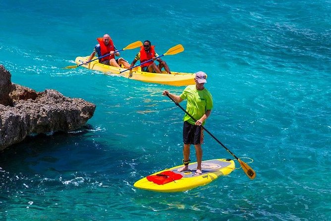 St Maarten Kayak and Snorkel Adventure in Simpson Bay - The Snorkel Plan: Live Coral, Fish Names, and Rocky Caverns