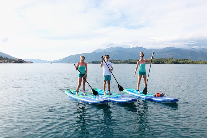 Stand-Up-Paddle Board at Bay of Kotor from Tivat or Kotor - The 4-Hour Paddling Route: Sveti Marko Island, Swim Breaks, Big Views