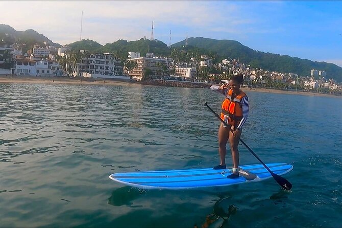 Stand Up Paddle Boarding Adventure in Puerto Vallarta - Stop 1: Malecon Boardwalk from the waterline