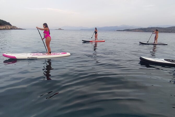 Stand Up Paddle-boarding around Ksamil islands (3 times a day) - Price and value: $66.81 for an instructor-led sea session