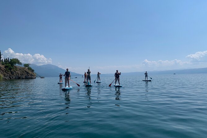 Stand up Paddle Tour in Lake Ohrid - Optional upgrades: Drone photos/videos and Insta360 add-ons