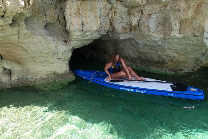 Stand -Up Paddleboard and Multi-Surprise Elements Tour in Crete - Multi-surprise elements: turtles, mud play, and cliff-jumping thrills