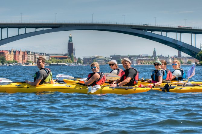 Stockholm City Kayak Tour - Riddarholmen’s church and the old-island vibe of Långholmen