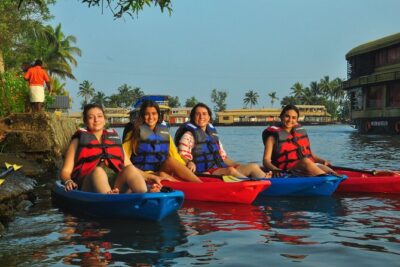 Sunrise Kayaking in Magical Alleppey Backwater Village - The paddle stops: how Alleppey, Punnamada Lake, and Kuttanad fit together