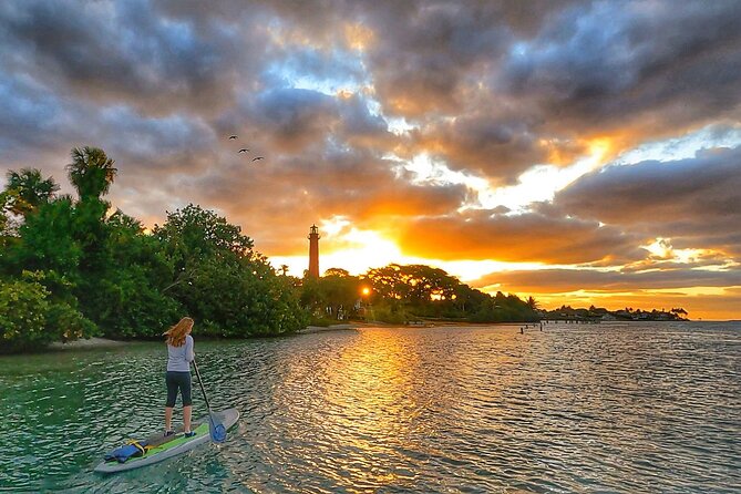 Sunrise Paddle Boarding Adventure in Jupiter - The on-land lesson: how they set you up before you hit the water