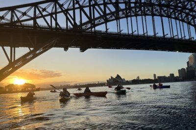 Sunrise Paddle Session on Syndey Harbour (single kayak) - The kayaking lesson part: you’re guided, not thrown in