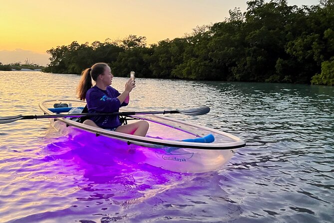 Sunset and Glow Clear Kayak Tour in North Naples - Barefoot Beach Preserve Moments and Shell-Finding Time