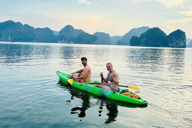 Sunset and Plankton Bioluminescent Night Kayak Lan Ha Bay - The Floating Fishing Village and Sunset: The Warm-Up That Sets the Stage