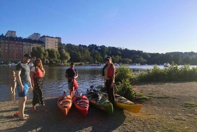 Sunset Kayak Tour in Central Stockholm and Swedish Fika - Getting started at LEK MER: safety briefing and kayak comfort