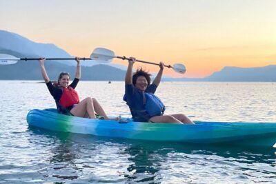 Sunset Kayaking in the Columbia River Gorge - The 2-hour paddle: where you go and what you’ll notice