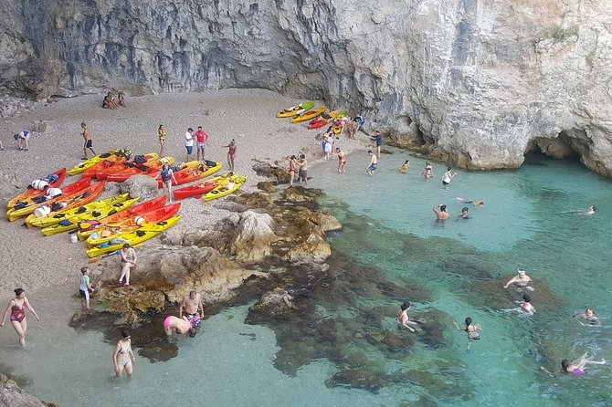 Sunset Sea Kayaking and Wine Dubrovnik - Lokrum Island stop: swimming, snorkeling, and the cave moment