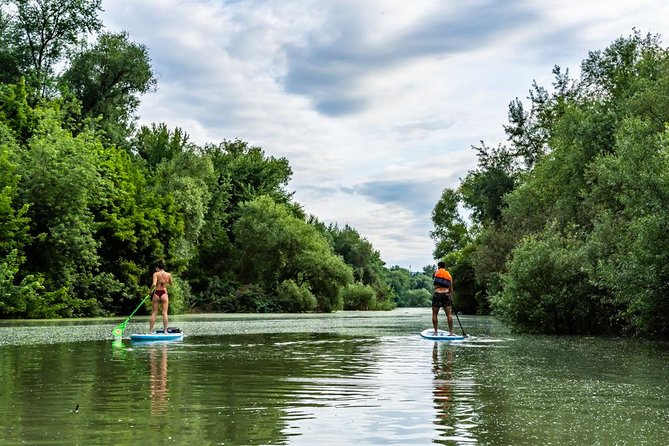 SUP Budapest: Sunset tour - What You’ll See: Wildlife, Parliament, and the Bridge Corridor