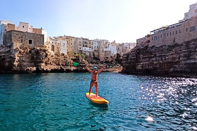 SUP in Polignano : Guided Excursions or Free Hire - Beginner confidence: how people go from wobbly to steady