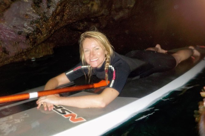 SUP Tour in Algarve Ingrina Caves w/ Snorkeling & Photos Included - Cliff-jump chances and how the guide keeps it fun and safe