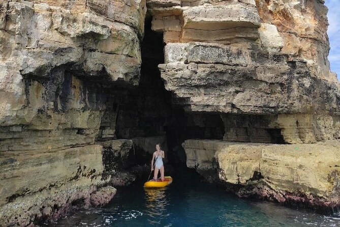 Sup Tour in Polignano caves - The value of SUP caves in Polignano (and why it’s better than a boat)
