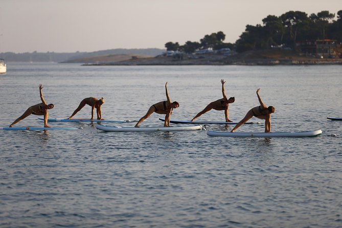 SUP Yoga in Pula: Flow on Water - Small Groups in English: Better Guidance Than a Crowd