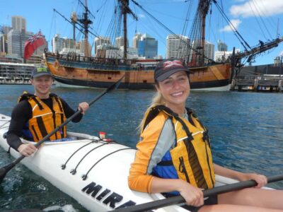 Sydney: Kayak to Goat Island At The Heart of Sydney Harbour - Meeting at Sydney University Boat Shed and getting set up fast