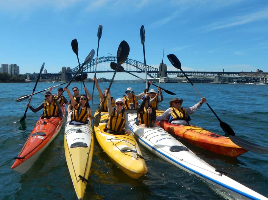 Sydney: Kayak to Goat Island At The Heart of Sydney Harbour - Sea kayaking coaching that actually helps you steer and feel safe