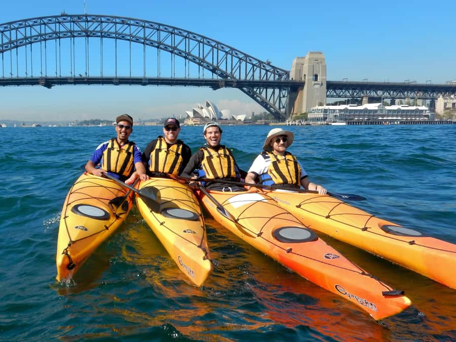 Sydney: Kayak to Goat Island At The Heart of Sydney Harbour - Landing on Goat Island (Memel): the permit-only secret cove moment