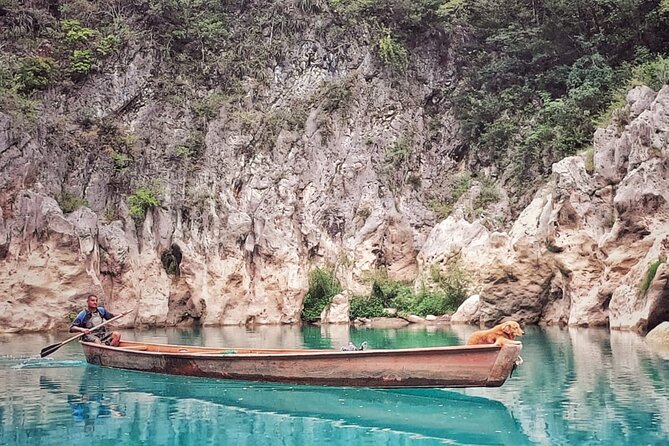 Tamul waterfall and water cave on a wooden canoe - Price and value: what $86.43 covers (and what it doesn’t)