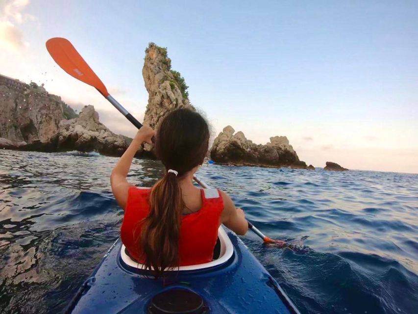 Taormina: Kayak Coastal Tour to Isola Bella and Blue Grotto - The 2-Hour Circular Route and What Happens at Each Stop