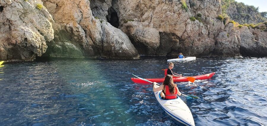 Taormina: Kayak Coastal Tour to Isola Bella and Blue Grotto - Dolphins, Summer Heat, and the Wildlife Surprise Factor