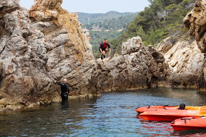 Tossa de Mar: Kayak & Snorkel Tour with Paella from Barcelona - After kayaking: shower, change, then a real break on the waterfront