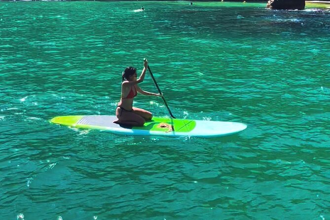 Tour Isla de la Roqueta Stand up paddle Acapulco - Crossing Boca Chica: the part that makes the effort worth it