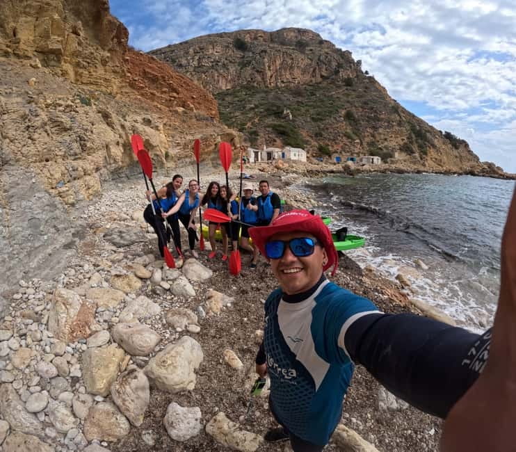 Tour kayak Moraira - Benitatxell (Cala Moraig) - Moraig and the fish cave: Cueva de los Peces for snorkel lovers