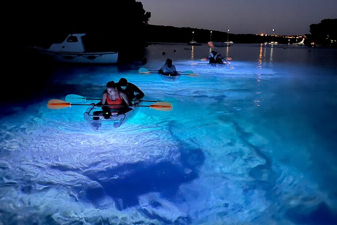 Transparent Kayak Night Glow Experience from Pula - Guides, safety, and comfort details that matter at night