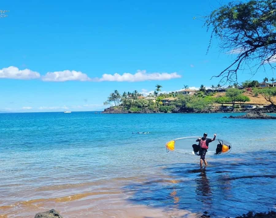 Turtle Town, Makena; Clear Bottom Kayak and Snorkel Tour - What’s Included, and What You’ll Need to Bring