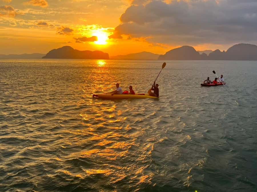 Twilight Sea Canoe to James Bond Island w/ Glowing Plankton - Late-Riser Pickup to Ao Po Pier: how the day starts smooth