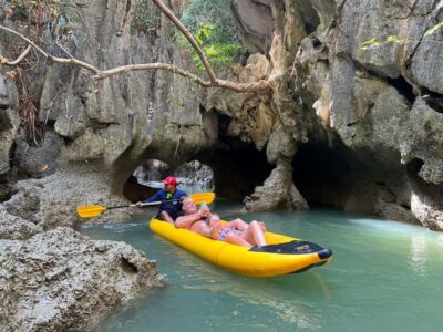 Twilight Sea Canoe to James Bond Island w/ Glowing Plankton - Kayak into Phang Nga Bay hongs: Panak or Ko Hong depends on tide