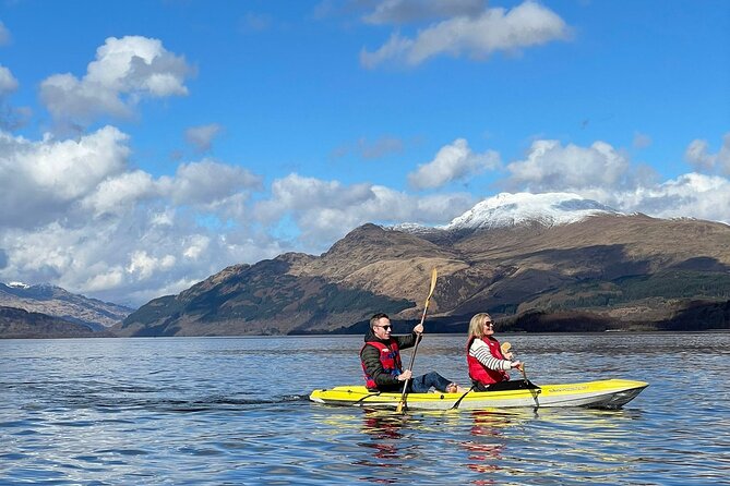 Twin Kayak Hire - The 10:00 am start and pacing on the loch