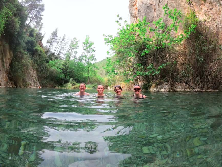 Valencia–Montanejos: Hiking/Raft/Kayak/Salto de la Novia - Salto de la Novia: a 60-meter waterfall and the calm river below