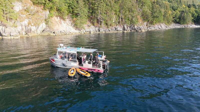 Vancouver: Snorkeling Seals Kayaking Scenic Boat Tour - The covered boat details that make a real difference