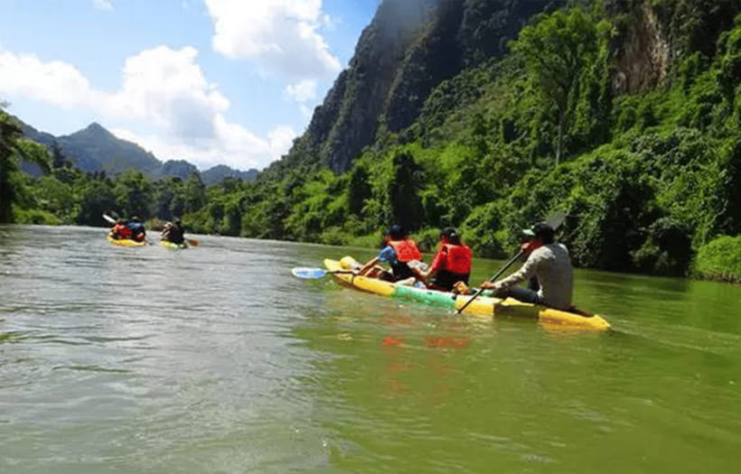 Vang Vieng: Day Tour with Kayaking, Ziplining, and Rafting - How the Day Flows: When the Order Changes, You Still Get the Full Menu