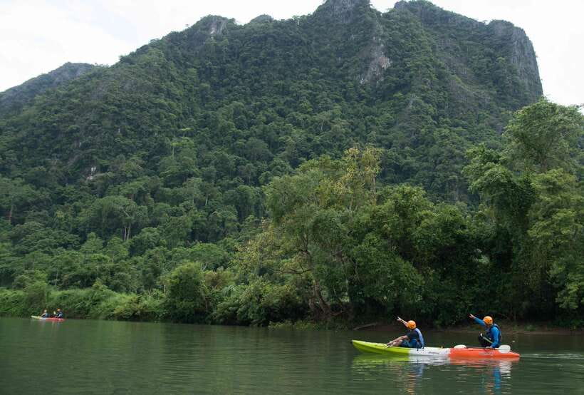Vang Vieng: Nam Song River Kayak Tour - What the Paddling Feels Like: Small Rapids and Easy Control