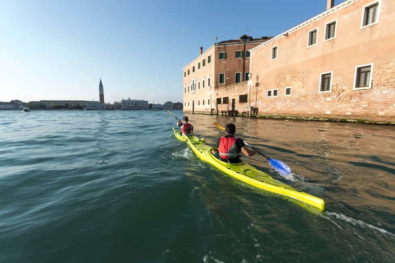 Venice: Guided Canal Kayak Tour at Day, Night, or Sunset - What gear is included, and what you should bring